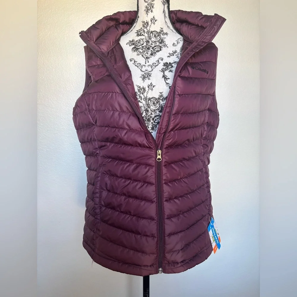 Columbia Women's Dark Purple Quilted Vest - Picture 7 of 14